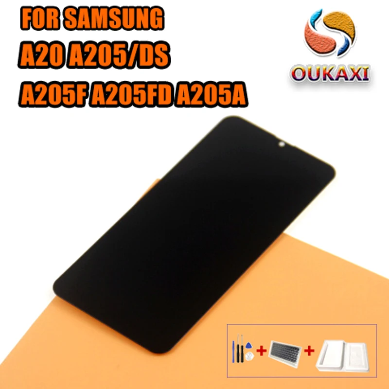 ЖК-дисплей для samsung galaxy A20 A205/DS A205F A205FD A205A сенсорный экран дигитайзер в сборе для samsung A20 High-end TFT