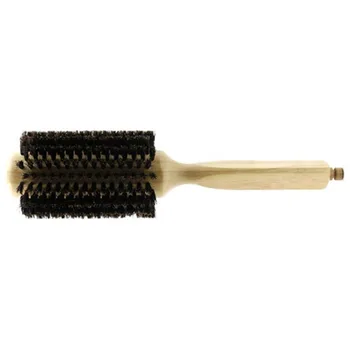 

Barber Salon Wood Handle Boar Bristles Round Brush Removable Tail Professional Hairdressing Hair Brush Hair Round Comb