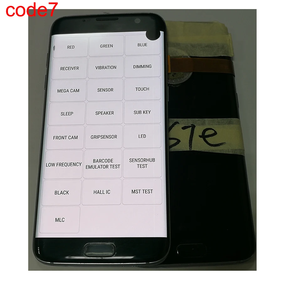 JpFix для samsung S7edge G935A изогнутый экран в сборе с рамкой и точкой взрыва изогнутый экран в сборе