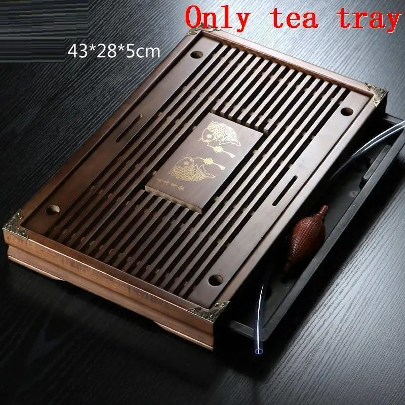 MODEL R Сервировочный китайский Juego De Table Te Chino набор церемоний контейнер бамбуковый Gongfu китайский серв Кунг-ИНГ трайкунг-фу чайный поднос - Цвет: MODEL R