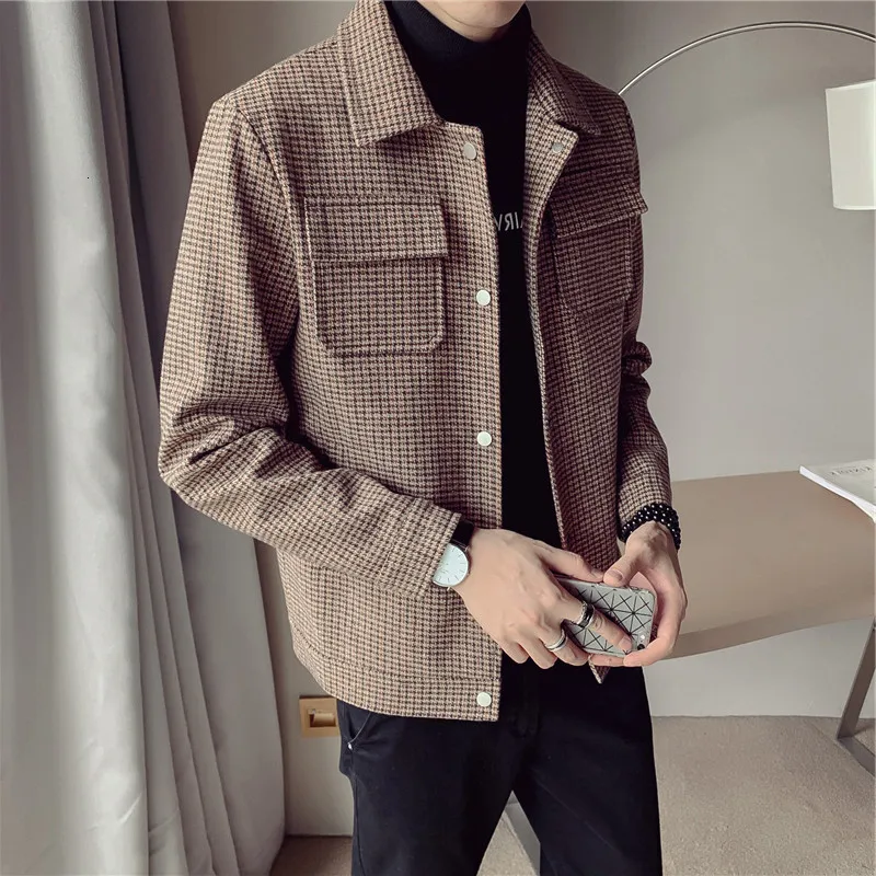 2020 Style Fashion Leisure Woolen Cloth Jackets Buckle Men Single-breasted Trench Coat Windbreaker Abrigo Largo Hombre 2020 Style Fashion Leisure Woolen Cloth Jackets Buckle Men Single-breasted Trench Coat Windbreaker Abrigo Largo Hombre