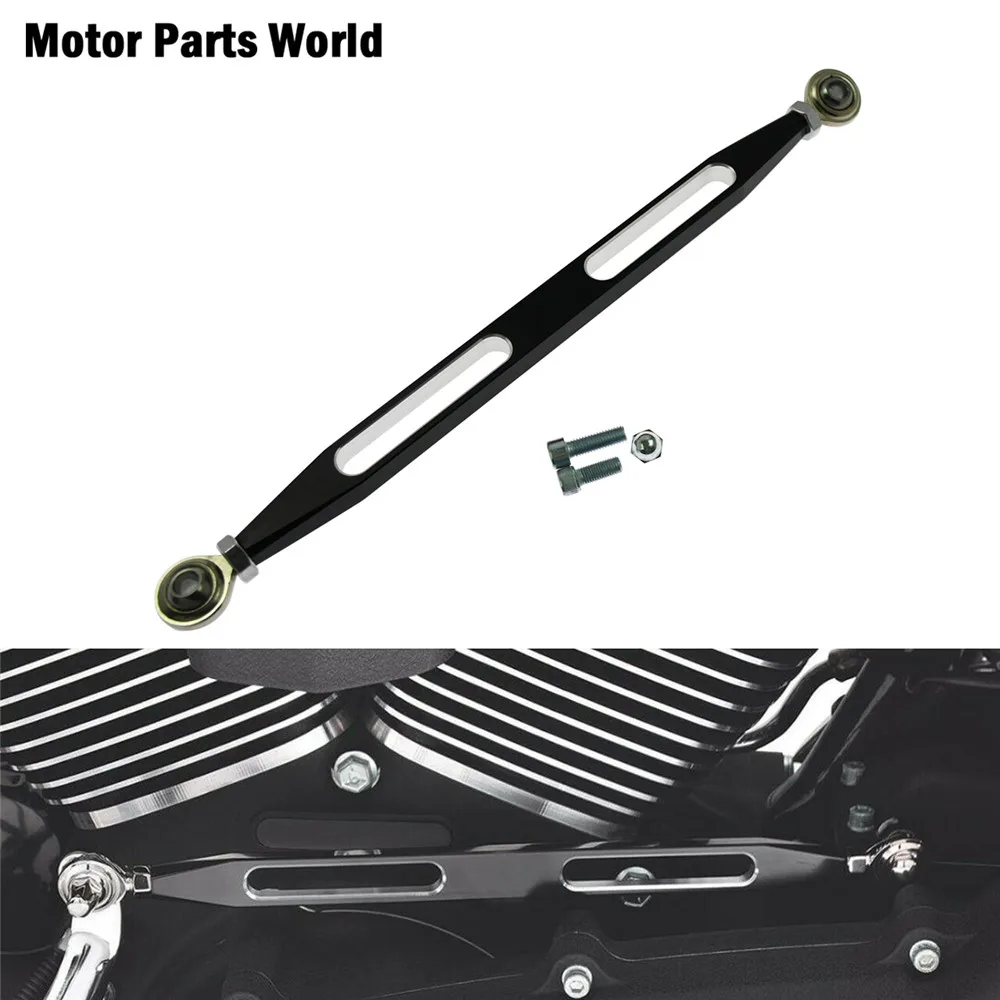 Соединительный рычаг переключения передач для мотоцикла с ЧПУ 330 мм черный Harley