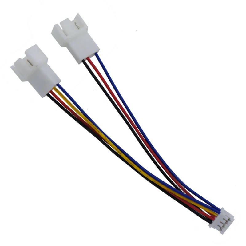 12pcs/ lot Graphics card fan adapter cable extension 1 to 2 graphics 4-pin PWM temperature control 4pin 3pin | Компьютеры и офис