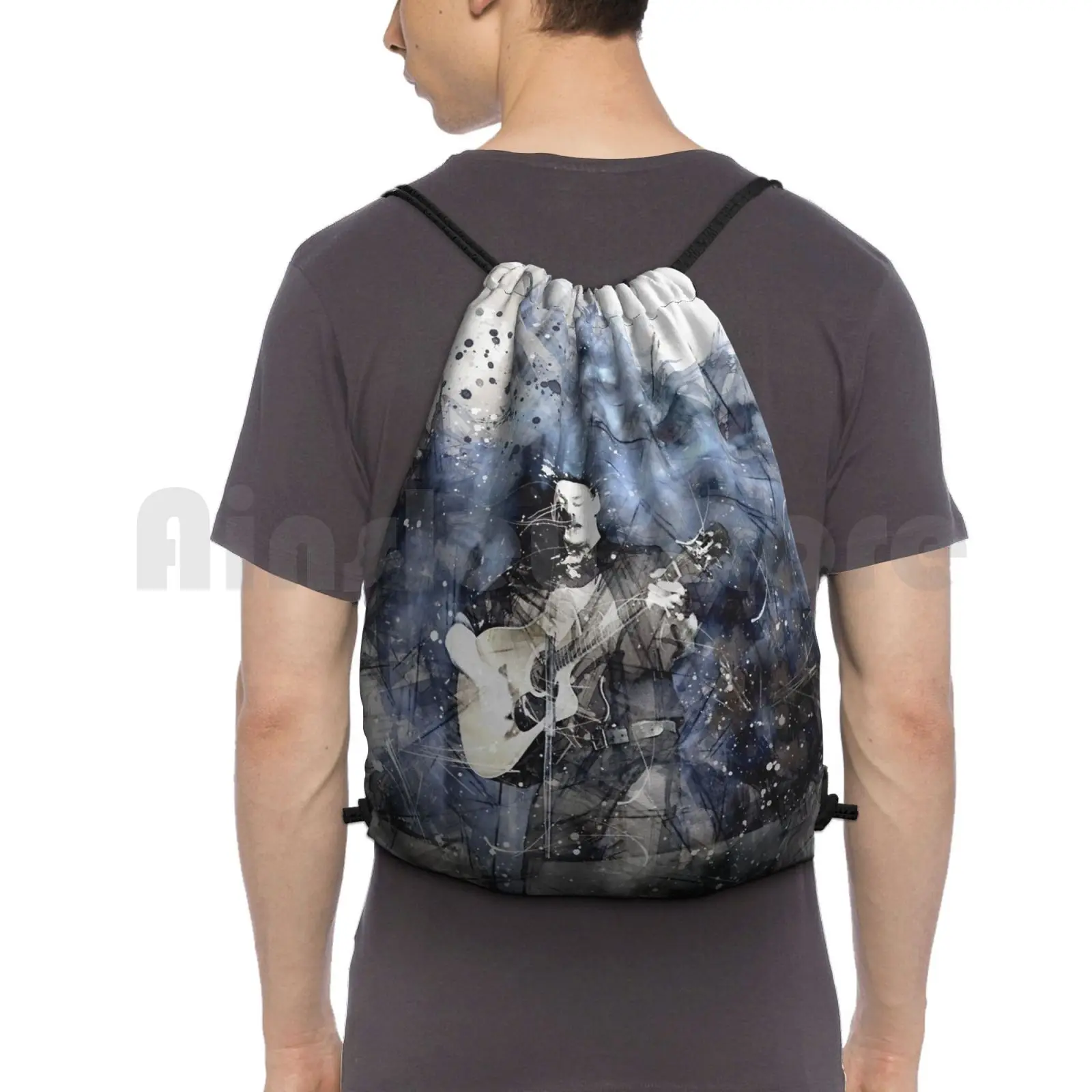 Roddy Frame Aztec Camera Artwork Artistico Zaino Borsa Con Coulisse Equitazione Arrampicata Borsa Da Palestra Musica Aztec Fotocamera Roddy Frame