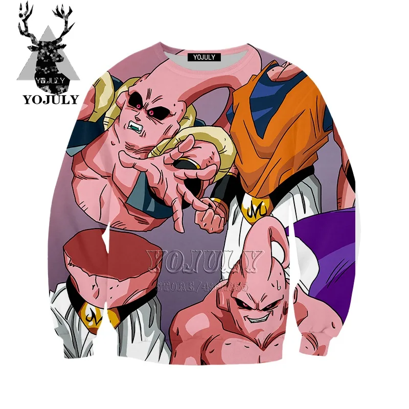 YOJULY Dragon Ball magicer/Детская толстовка в европейском стиле с 3D рисунком из аниме детская одежда для мальчиков и девочек-подростков Топы с длинными рукавами, SW102