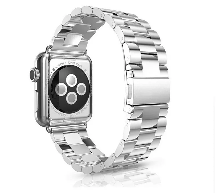 Новая Керамика браслет для apple watch, ремешок 42 мм/38 мм 40 мм 44 бабочка туфли с ремешком и пряжкой ремешок для наручных часов iwatch серии 5/4/3/2/1 ремешок на запястье - Цвет ремешка: metal silver