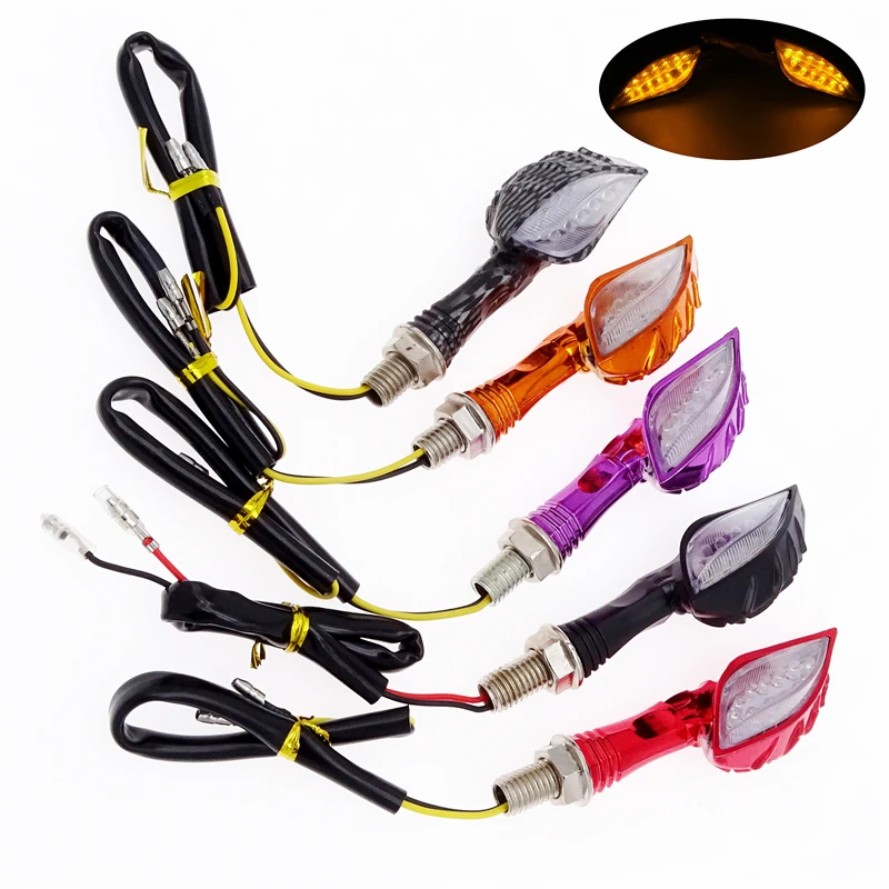 

1 Pair Motorcycle LED Turn Signal Light Amber Skull Hand Warning Indicator Universal Kits for Harley Chopper Bobber Honda Yamaha