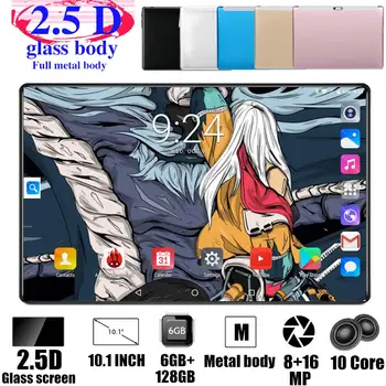 

2020 Free Shipping Tablets Android 4G FDD LTE Android 9.0 Pie 128GB ROM 6GB RAM Octa Core 5G Wifi GPS 10 inch tablet