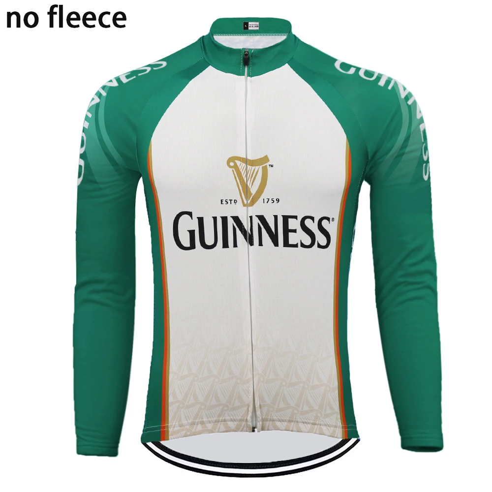 Тонкая или флисовая Мужская зимняя велосипедная Джерси с длинным рукавом одежда