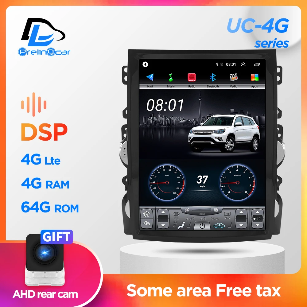 Car Radio Multimedia Navigatio Video Player For Chevrolet Malibu 2013-2015 Tesla style Vertical Screen Stereo Android 9.1 | Автомобили и