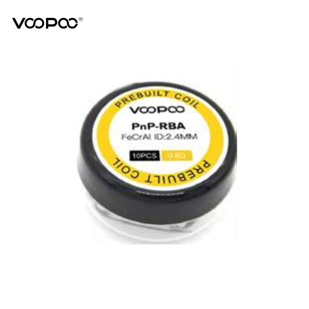 10 шт./упак. VOOPOO PnP RBA Wire DIY MTL Half DL готовая катушка 0 6 Ом для катушки RBA|Аксессуары| |