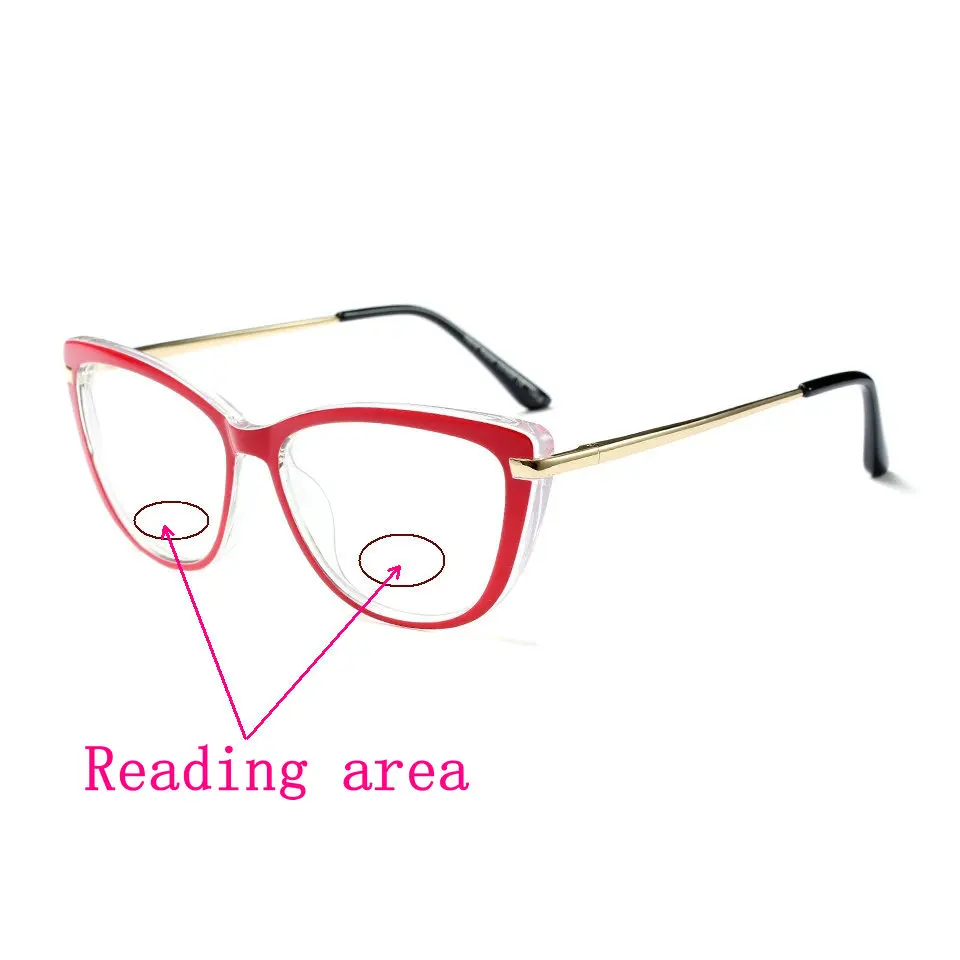 Модный женский двойной светильник, очки для чтения, ультра-светильник для женщин, Красный Кот, очки для чтения, очки для дальнозоркости 1,00-4,00 NX