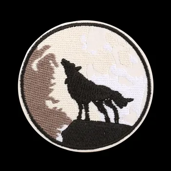 

The Wolf high quality Full Embroidered Iron on Underworld clothes patches for clothing Jacket Badges Appliques Sticker wholesale