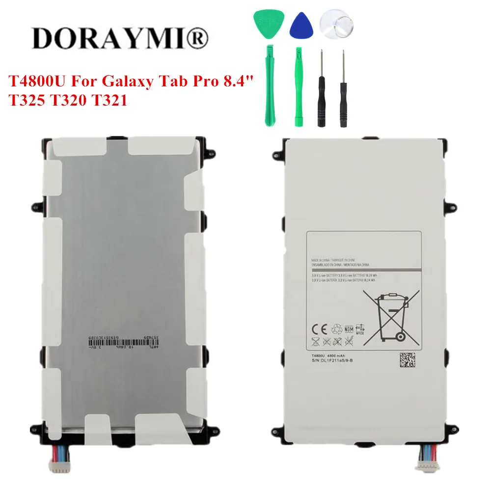 4800 мАч T4800U T4800E планшетный аккумулятор для Samsung Galaxy Tab Pro 8 4 &quotSM T321 T325 T320 сменные