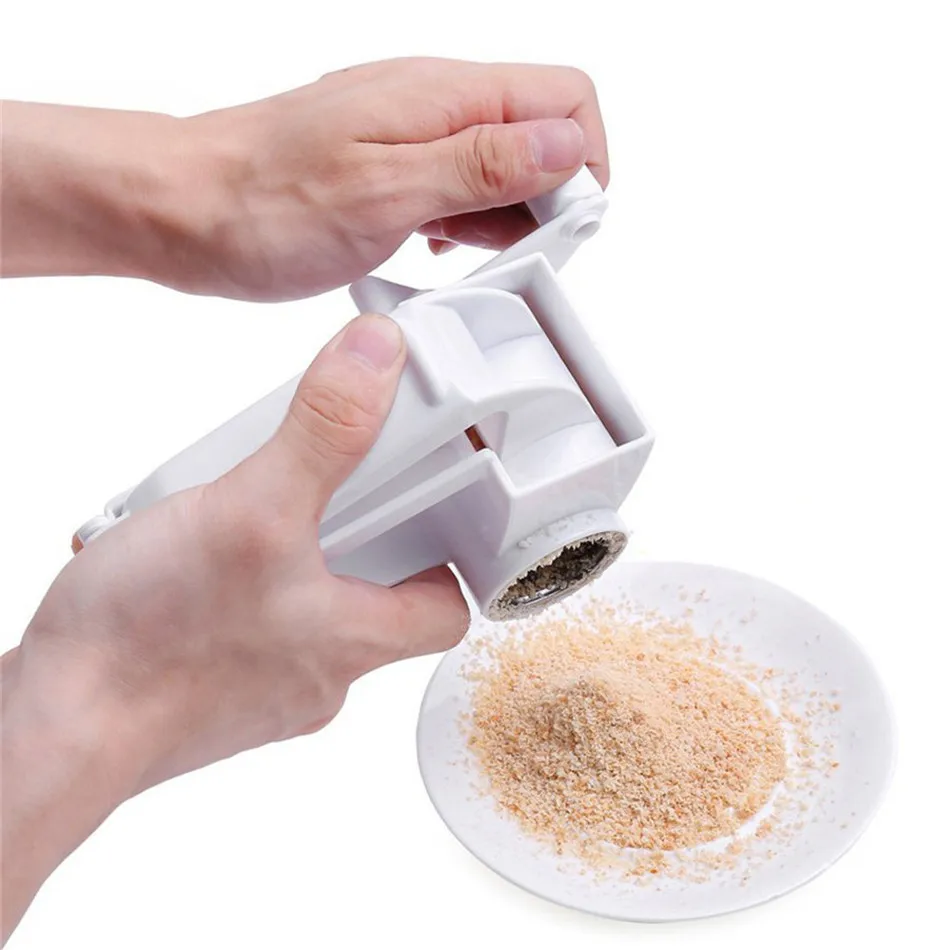 SEAAN Kitchen Helper Tools Rotary Steel Blades Chocolate Carrot Cheese Grater Cheese Tools Kitchen Supplies
