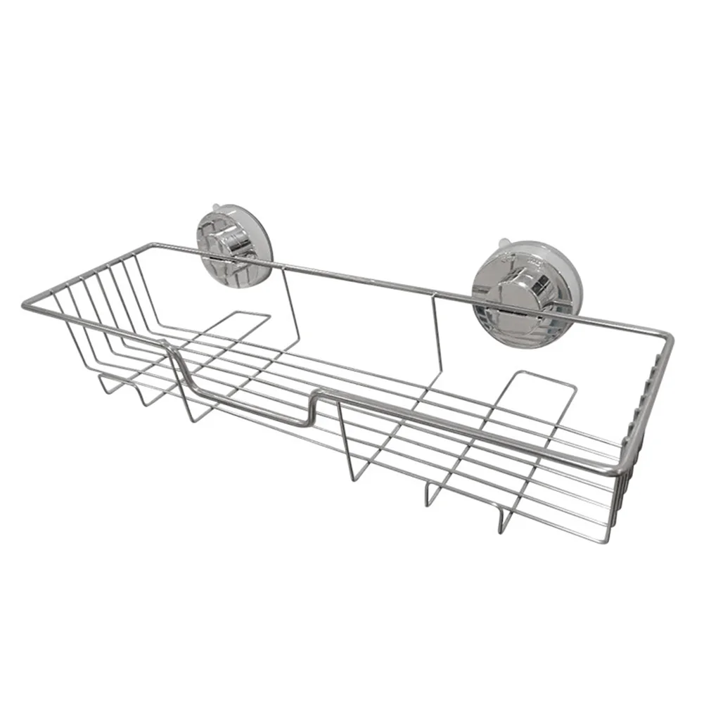 Rack Wall-mounted Multifunctional Hanging Storage Basket Home Organizer Practical Holder Stainless Steel Bathroom