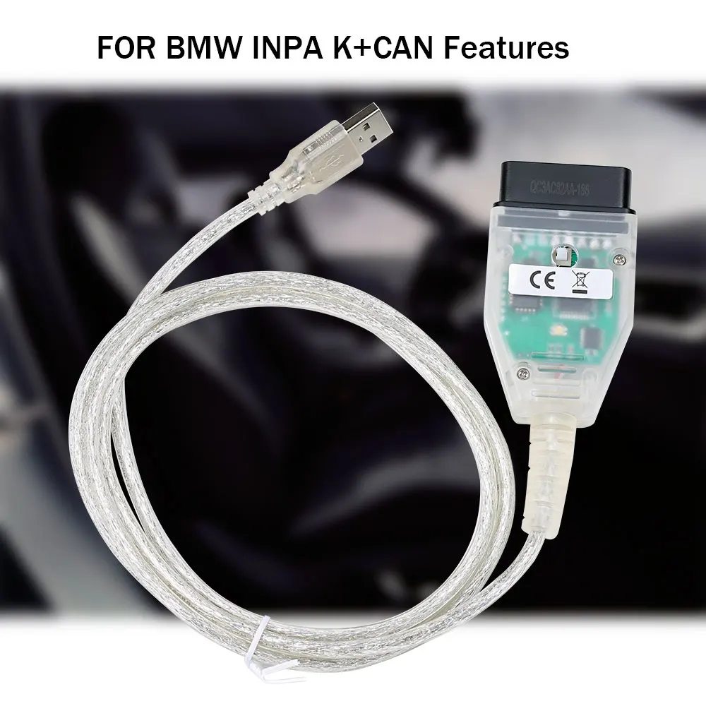 Лучшая цена для BMW INPA K + CAN с чипом FT232RQ DCAN USB интерфейс Полная диагностика 1998 по 2008