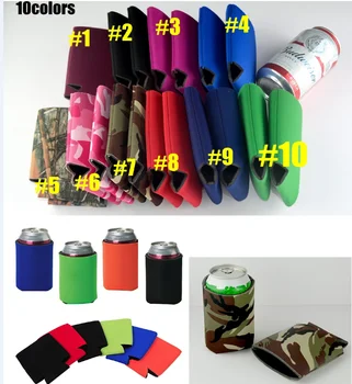 

100pcs Cup sleeve 13*10CM Camping Beer Cola Can Water Bottle Holder Neoprene Heat Insulation Party Wedding Birthday
