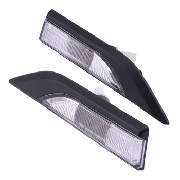

2pcs Car Side Marker Turn Signal Light Indicator Black Fit For VW Transporter T6 Caravelle Multivan MK VI Caddy MK4 7E0949101