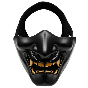 

Paintball Military Tactical Mask Cosplay Mask Camping Face Mask Halloween Hunting Protective Half Masks Black Blue Gold Color