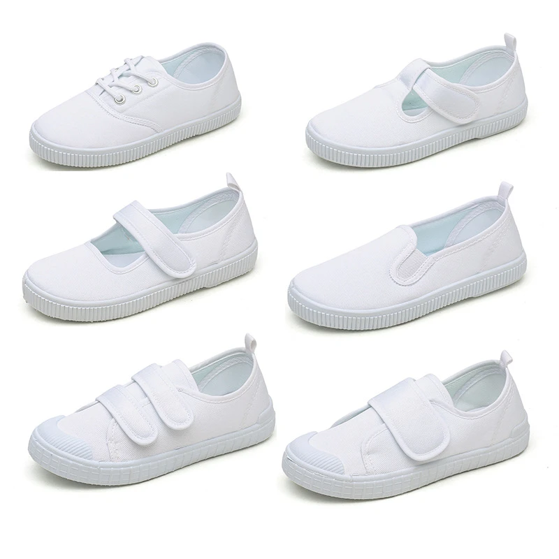 white cloth shoes