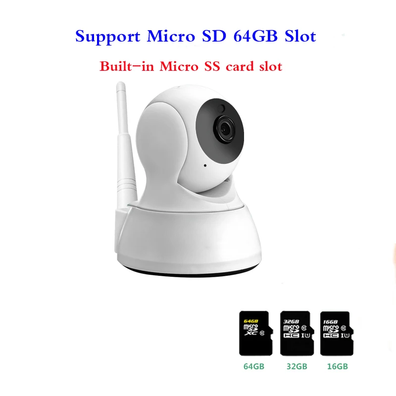 720P Home Security IP Camera Two Way Audio Wireless Mini 1MP Night Vision CCTV WiFi Baby Monitor for YCC365plus | Безопасность и