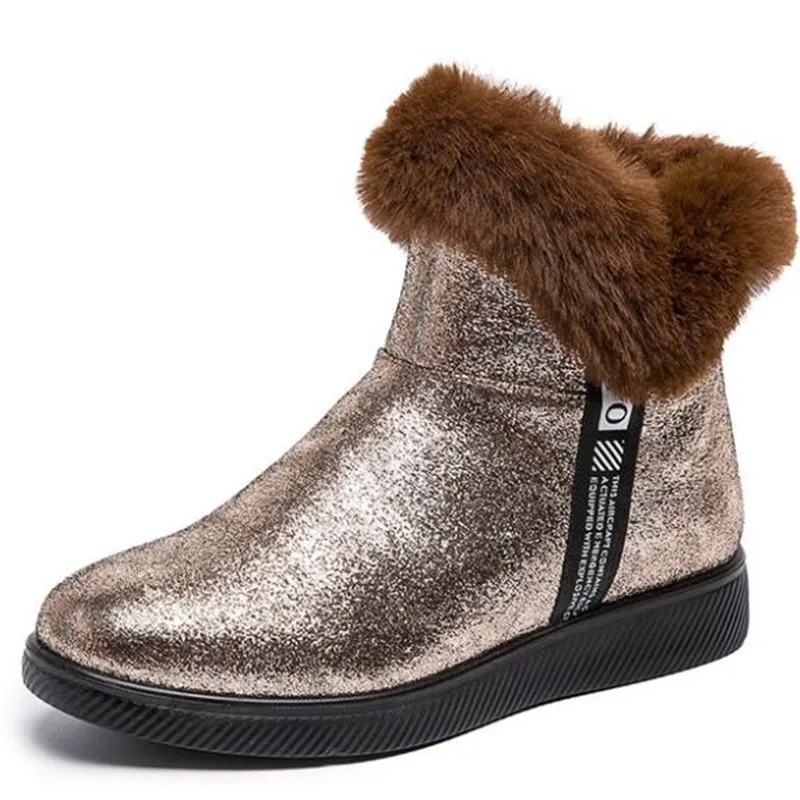 Winter short boots women plus velvet snow boots wild short tube thick warm women's shoes zapatos de mujer ankle boots for women