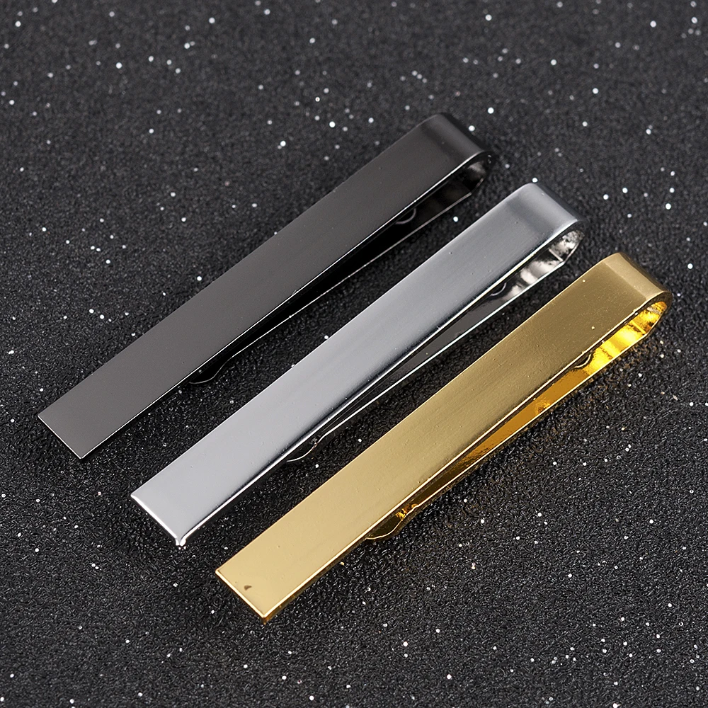 

Mens Stainless Steel Tone Simple Necktie Tie Bar Clasp Clip Clamp Pin gifts for men