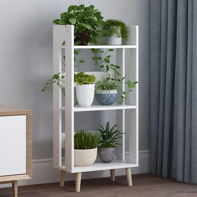 Number 7 Wooden Garden Shelves For Plant Estanteria Terraza Repisa Para Plantas Stojak Na Kwiaty Outdoor Dekoration Shelf Flower Stand - Цвет: Number 7