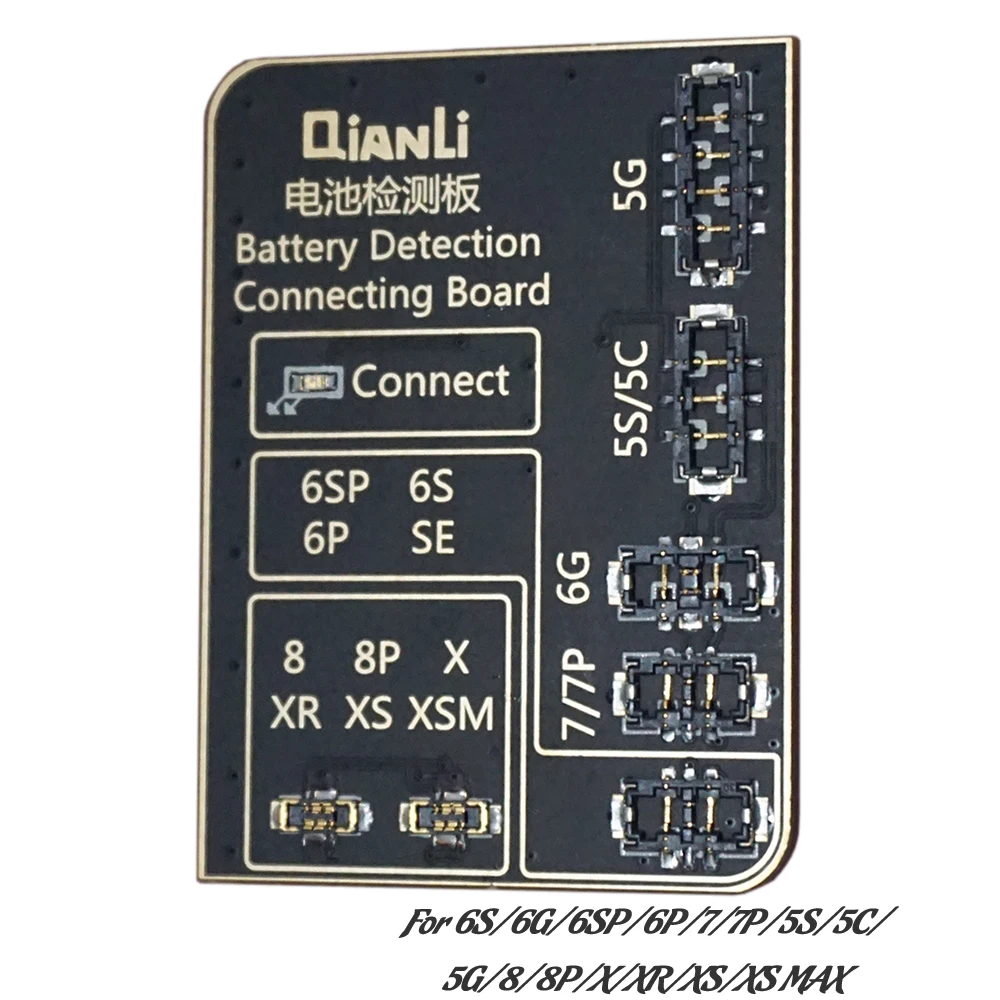 Qianli icopy original color repair data line detection headset detection battery detection panel, suitable for iPhone 5 - 11