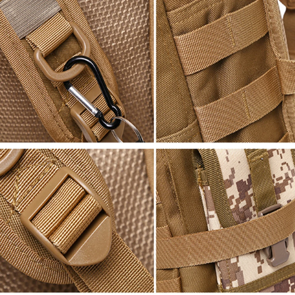 15L Bicycle Cycling Bag Bike Bags Water Climbing Backpack Camping Riding Travel Molle Tactical Outdoor Hydration Sack Fanny Pack 5