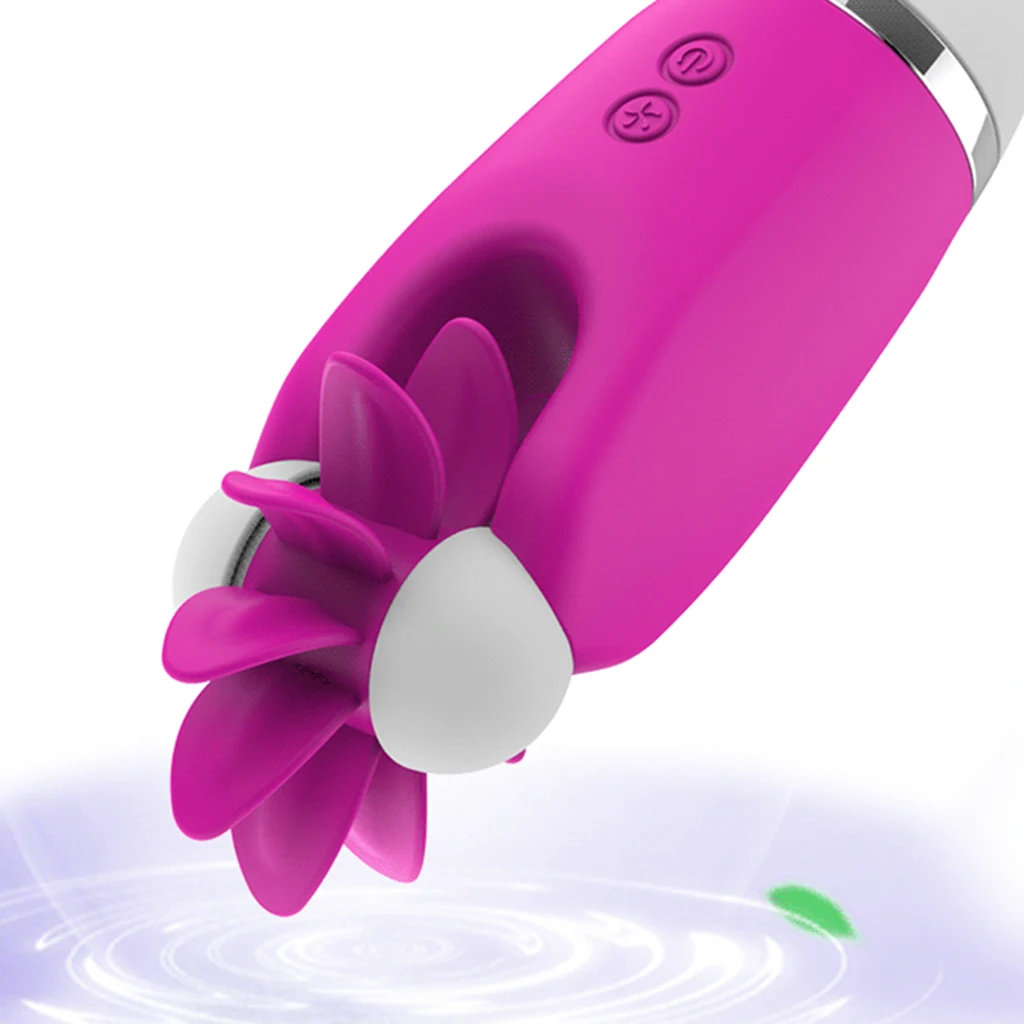360 Rotation Wheel with Tongues Massager Lick Body Nipples Simulation Tongue Massager for Women