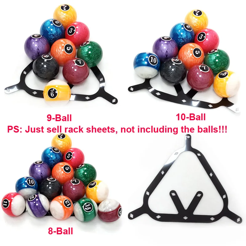 Xmlivet NEW 6 шт./пакет 8-Ball 9-ball and 10-ball для бильярдного бассейна Волшебные полки