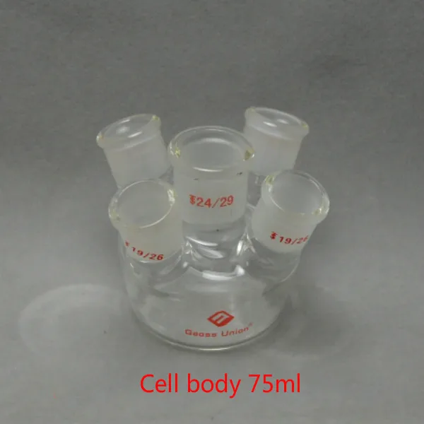 Однослойный 5-cell. Герметичная ячейка с тефлоновой крышкой. 75 мл