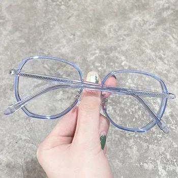 

2020 Online Celebrity Nearsighted Glasses Female Degrees Numerous Anti-Blueray Light Eyeglasses Fixing Device Slimming Students