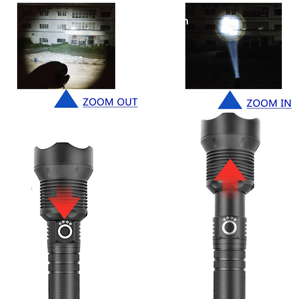 XLamp xhp70.2 самый мощный светодиодный фонарик 50000 люмен usb зум фонарь xhp70 xhp50 18650 26650