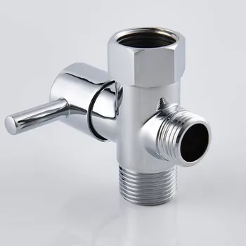 

Brass Toilet Valve G7/8 Female x G15/16 Male x G1/2 Male T Adapter Toilet Connector for Bidet