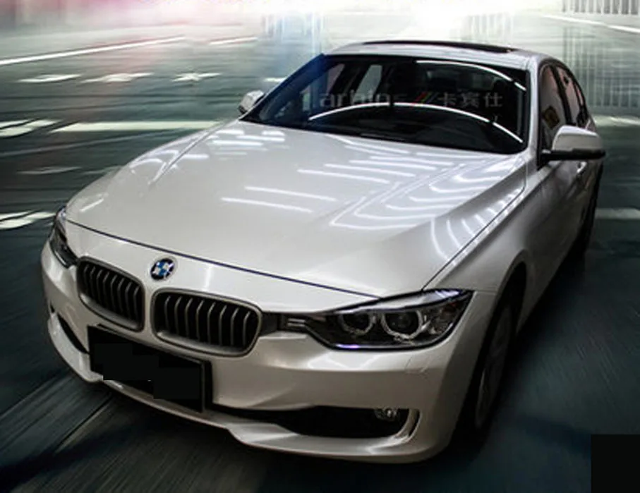 50CM*1M/2M/3M/4M/5M Car Styling Pearl Ceramic White Vinyl For Car Wrapping Pearl Matt White Satin Film With Air Release Bubbles