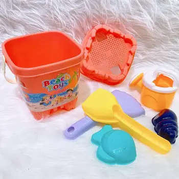 

5Pcs Kid Bucket Sprinkler Mold Pretend Game Summer Beach Water Sand Play Toy Set Kids Educational Toys for Children Gifts
