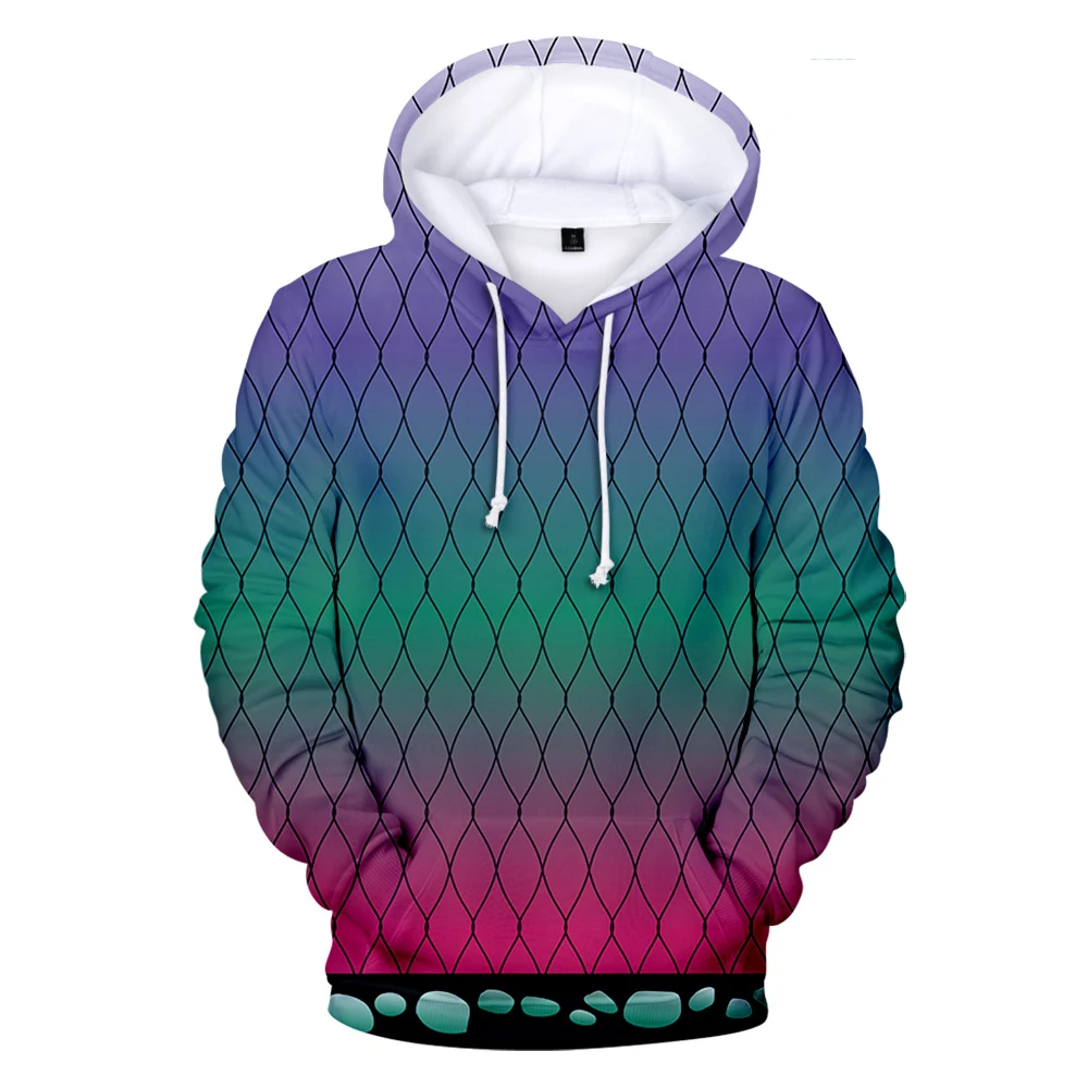 

Personality Hoodies Autumn Winter Loose Casual Sweatshirts Kamado Nezuko Cartoon 3D Hoody Men Women Fashion Harajuku Hoodies