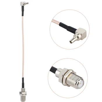 

New RF Pigtail Cable F to CRC9 Connector F Female to CRC9 RG316 Pigtail Cable F Female to CRC9 Male