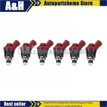 

6# flow test 740cc side feed fuel injector for Nissan replace for Nismo 16600-RR544 Silvia skyline SR20 S13 S14 S15