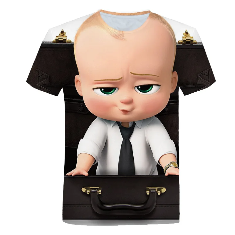 Детская футболка с мотивом фильма Baby boss стиль 3d-печати фотофутболка 4t-14t | Мать и