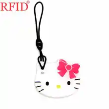 UID S50 1K 13,56 Mhz Сменные записываемые ключевые бирки NFC карта RFID IC ключ жетон мультфильм брелок жетон тег карта контроля доступа 1 шт