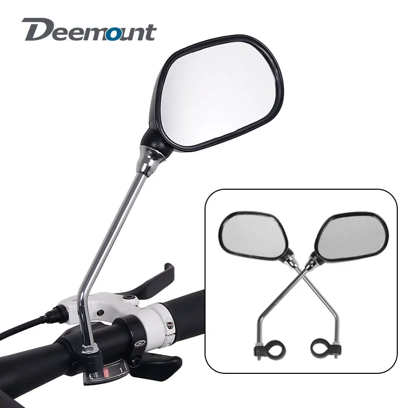Deemount Pair Bicycle Rear View Mirror Bike Cycling Wide Range