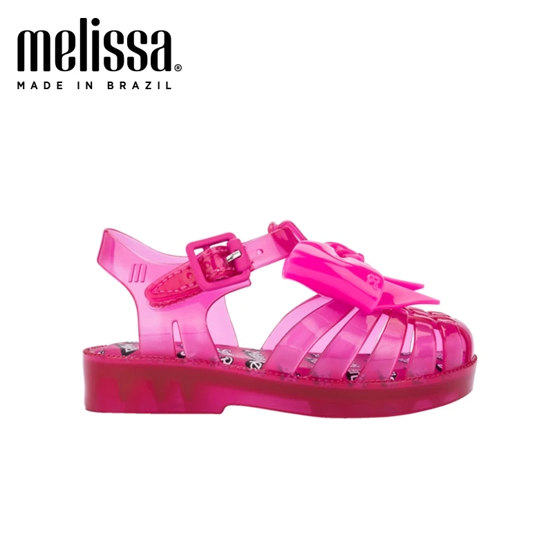 2021 New Mini Melissa Baby Jelly Rome Sandals Girls Boy Cute Transparent Children's Shoes Toddler Melissa Sandals bata children's sandals