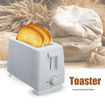 

Bread Machine Household Automatic Toaster 2 Slice Stainless Steel Toaster Bread Breakfast Maker Bread Kitchen Cooking Tools