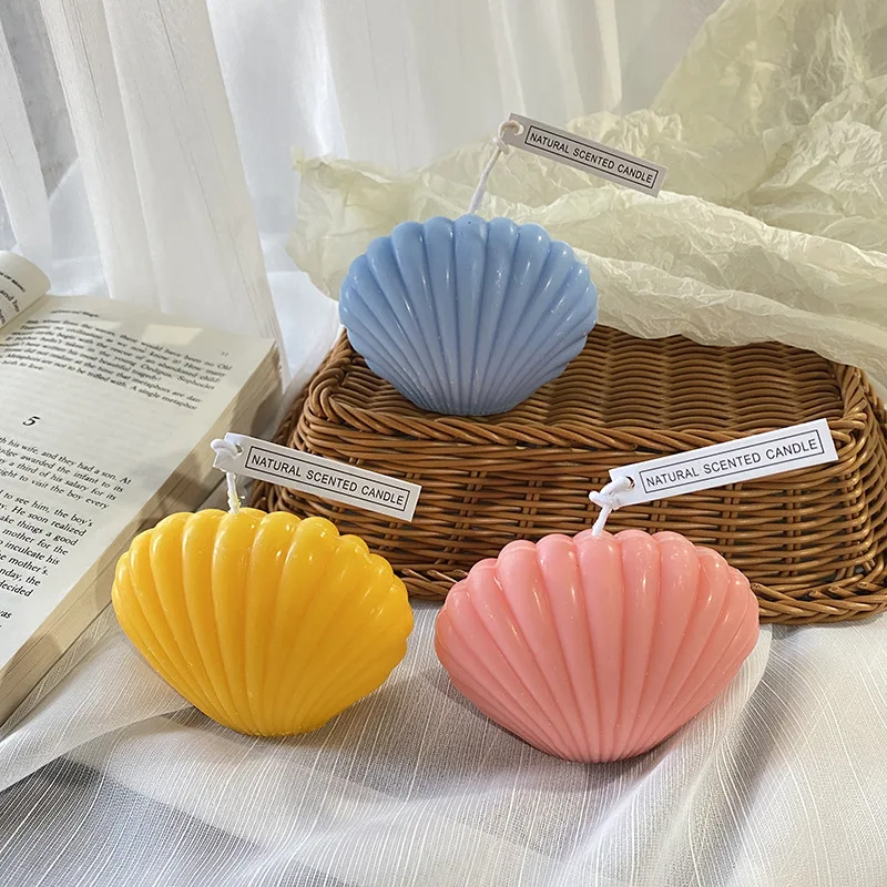 Creative Pearl Shell Aromatherapy Candles for Photo Props，Home Decoration，Holiday Gift，Wedding，Internet Celebrity Hot Style | Дом и