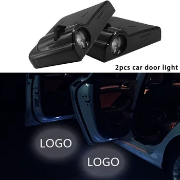 

2pcs Car Door Welcome light led projector lamp For Ford fiesta ranger kuga Focus mk2 mk3 fusion mondeo mk4 focus 2 3 decor light