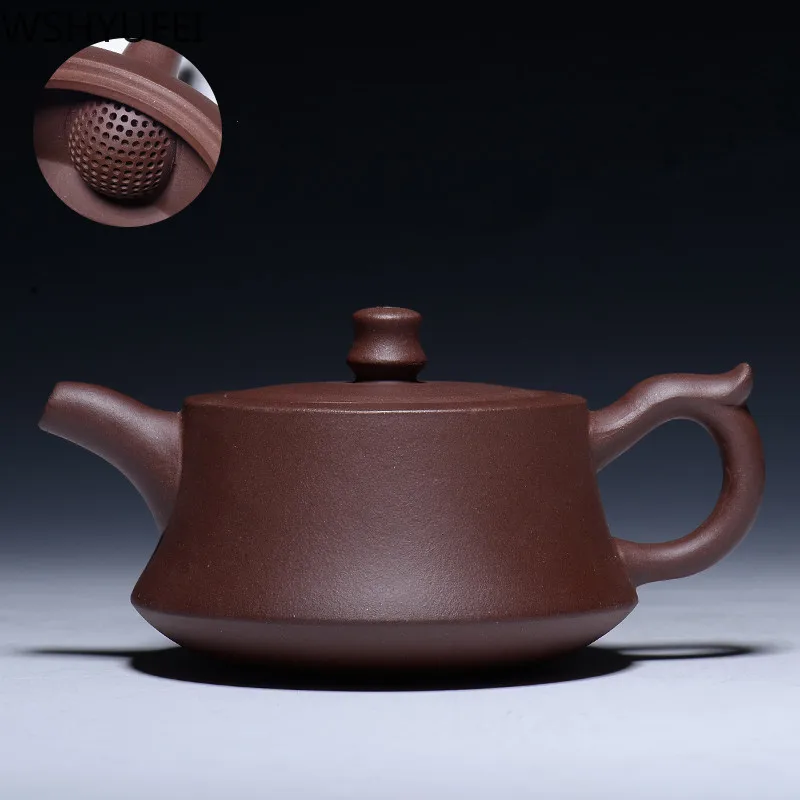 

Yixing authentic handcraft teapot ore purple clay Tea Set teapot 188 ball holes filter high-grade gift teapot 180ml
